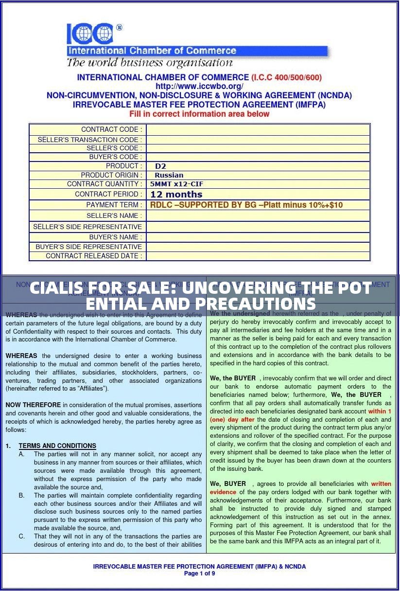 CIALIS FOR SALE: UNCOVERING THE POTENTIAL AND PRECAUTIONS