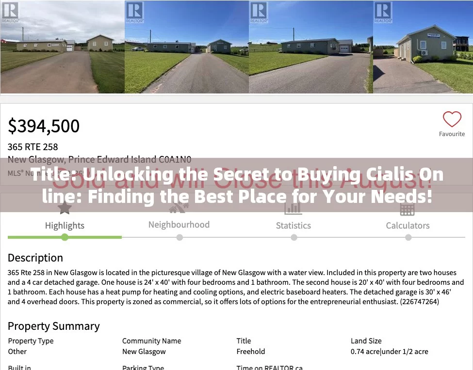 Title: Unlocking the Secret to Buying Cialis Online: Finding the Best Place for Your Needs!