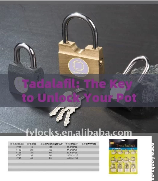 Tadalafil: The Key to Unlock Your Potential!