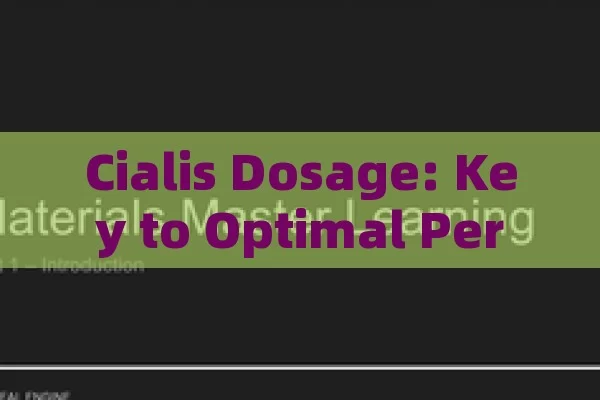 Cialis 20 Mg: The Secret to a Better Life?¿Qué es el Cialis 20 mg y cómo puede mejorar tu vida?