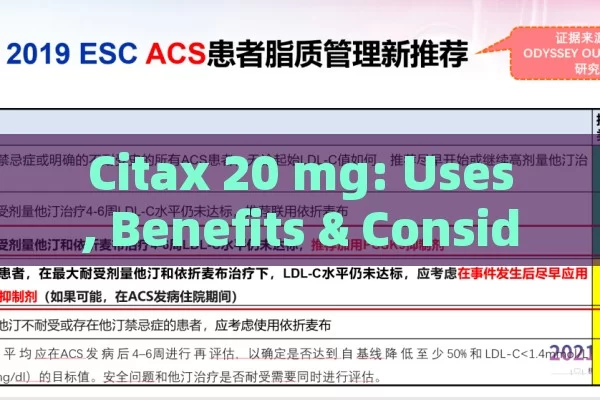 Citax 20 mg: Uses, Benefits & Considerations