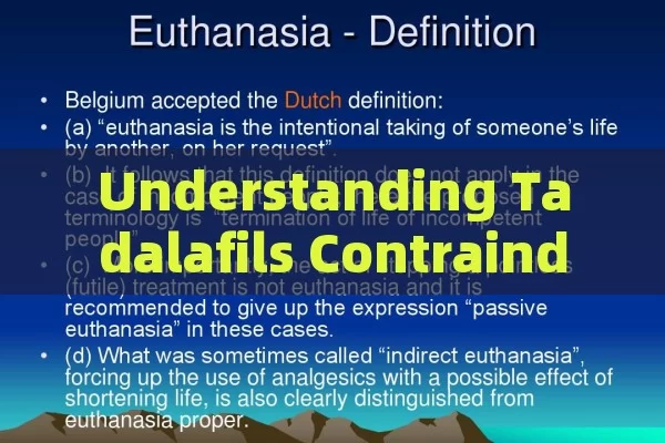 Understanding Tadalafils Contraindications Safely