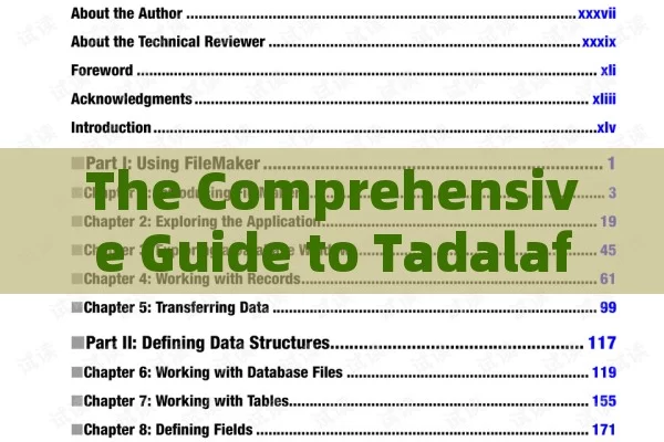 The Comprehensive Guide to Tadalafilo 5 Milligramos: Insights and Facts